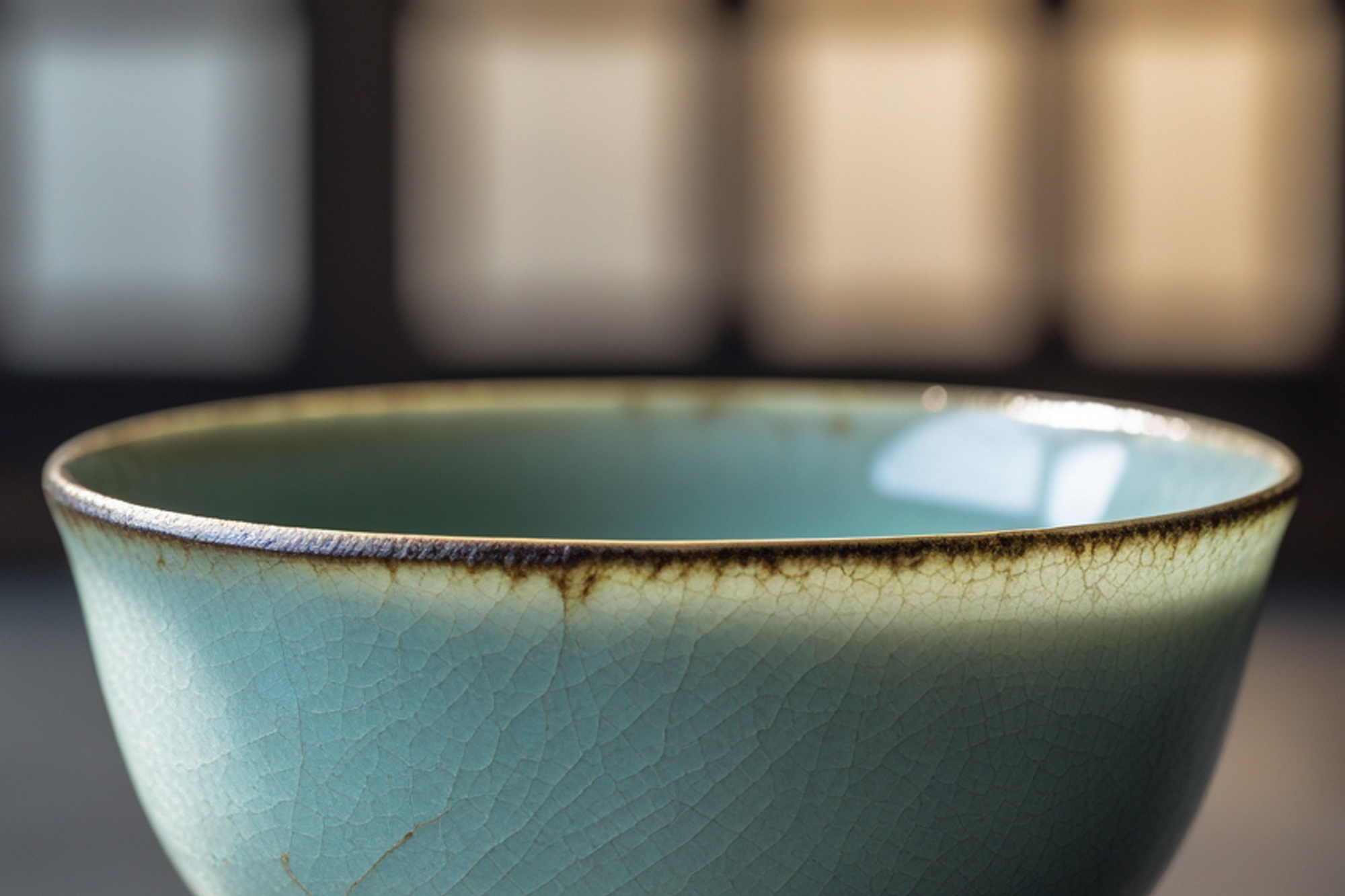 A tranquil Japanese lake illuminated by moonlight, reflecting the deep indigo hue of Koki-hanada — the traditional color symbolizing sacred silence in Japanese folklore.